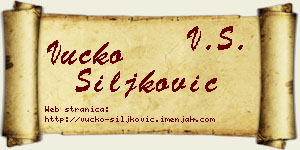 Vučko Šiljković vizit kartica